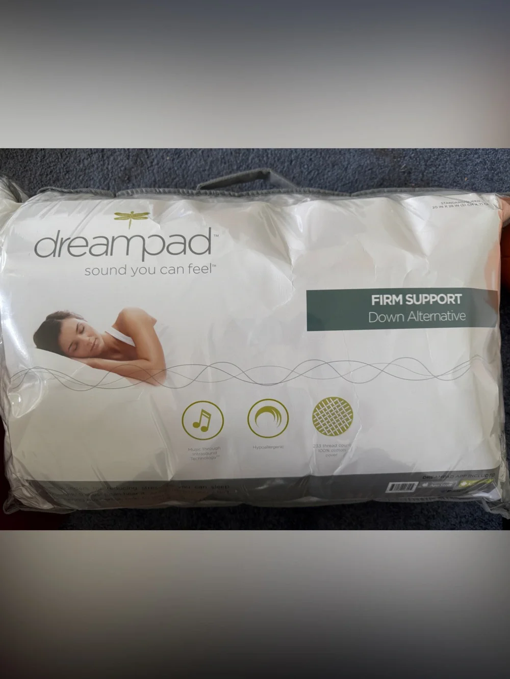 Dreampad Pillow Music to Sleep via Bone Conduction targeting the Vagus Nerve